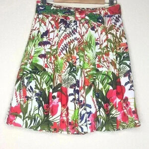 Soft Surroundings Skirt M Petite Tropical Floral